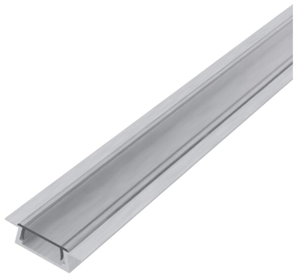 Avide Alu Profil „U” 15.2×7.8mm Süllyeszthető Áttetsző búrával 1m, „szett” | BR (SKU:AAP-UR-1M-S-CL) LED profilok