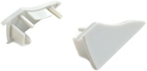 Avide Alu Profil Oldalfali Rejtett Világításhoz Áttetsző búrával 1m | BR (SKU:AAP-W-1M-S-CL) Fali