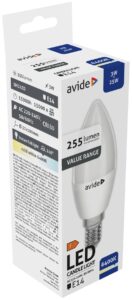 Avide Value LED Candle E14 3W CW 6400K | BR (SKU:ABBC14CW-3W) Gyertya