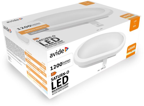 Avide cseppálló Mennyezeti Lámpa Saturn-O ovális IP54 12W NW 4000K Fehér | BR (SKU:ABBHL-O-12W-NW-SAT) Lámpatestek Avide cseppálló Mennyezeti Lámpa Saturn-O ovális IP54 12W NW 4000K Fehér | BR (SKU:ABBHL-O-12W-NW-SAT) Lámpatestek