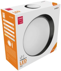 Avide Cseppálló Mennyezeti Lámpa Félárnyékoló Gyűrű 30cm Fekete (AVIDE MARS 20W és 25W-hoz) | BR (SKU:ATBHL-SS-30) IP Védett