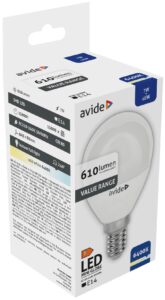 Avide Value LED Mini Globe E14 7W CW 6400K | BR (SKU:ABBMG14CW-7W) Mini Gömb