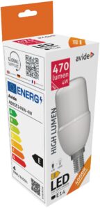 Avide LED Bright Stick izzó T37 4W E14 NW 4000K | BR (SKU:ABBSE14NW-4W) Stick