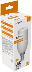 Avide LED Bright Stick izzó T37 7W E14 NW 4000K | BR (SKU:ABBSE14NW-7WA) Stick