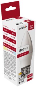 Avide LED Candle 6.5W E27 WW 3000K | BR (SKU:ABC27WW-6.5W) Gyertya