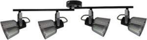 Avide Mennyezeti Lámpa Maya 4xE14 Foglalattal Fekete | BR (SKU:ABCL-MA4B)