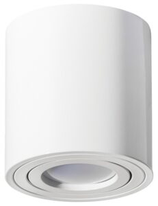 Avide GU10 Lámpatest Kerek Fehér Dönthető | BR (SKU:ABDLRS-92125-W) Fényforrás nélküli