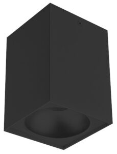 Avide GU10 Lámpatest Négyzetes Fekete | BR (SKU:ABDLS-97140-B) Fényforrás nélküli