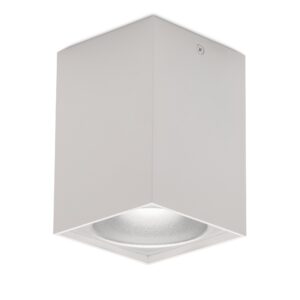 Avide GU10 Lámpatest Négyzetes Fehér-Ezüst | BR (SKU:ABDLS-97140-WS) Fényforrás nélküli