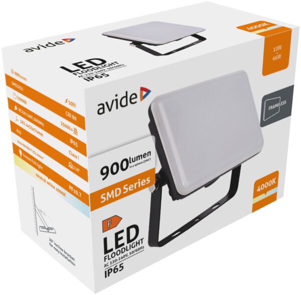 Avide LED Reflektor Slim SMD Keret nélküli 10W NW 4000K | BR (SKU:ABFLFNW-10W) Reflektorok Avide LED Reflektor Slim SMD Keret nélküli 10W NW 4000K | BR (SKU:ABFLFNW-10W) Reflektorok