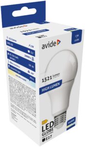 Avide LED Globe A60 13W E27 CW 6400K | BR (SKU:ABG27CW-13W-AP) Gömb