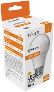 Avide LED Globe A60 11W E27 NW 4000K | BR (SKU:ABG27NW-11W-AP) Gömb