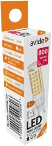 Avide LED 7W G9 NW 4000K | BR (SKU:ABG9NW-7W) Kapszula