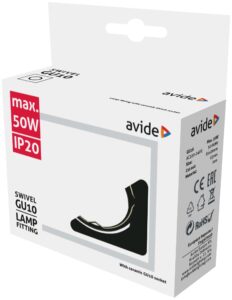 Avide GU10 Keret Négyzetes Forgatható Antracit | BR (SKU:ABGU10F-SS-AN) Forgatható