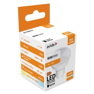 Avide LED Spot Alu+plastic 7W GU10 NW 4000K | BR (SKU:ABGU10NW-7W-AP) Szpot