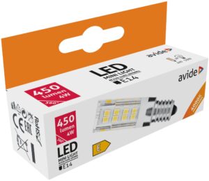 Avide LED 4W JD E14 NW 4000K fekvő | BR (SKU:ABJD14NW-4W-B) Kapszula