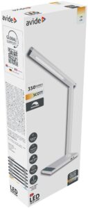 Avide LED Asztali Lámpa Scott Fehér 12W | BR (SKU:ABLDL-12W-SC-W) LEDes