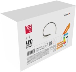 Avide LED Asztali Lámpa Snail 7W NW | BR (SKU:ABLDL-7W-SN) LEDes