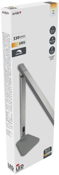 Avide LED Asztali Lámpa Összecsukható Greg 8W | BR (SKU:ABLDL-F-DC-8W) LEDes Avide LED Asztali Lámpa Összecsukható Greg 8W | BR (SKU:ABLDL-F-DC-8W) LEDes