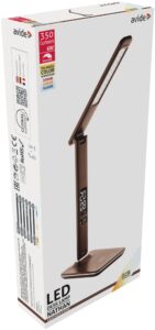 Avide LED Asztali Lámpa Irodai Bőrhatású Naptár Nathan Barna 6W | BR (SKU:ABLDL-OLC-6W-BR) LEDes