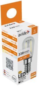 Avide LED Filament T26 2W E14 NW 4000K | BR (SKU:ABLFT26NW-2W) Speciális