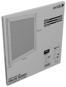 Avide LED Panel 600x600mm 36W NW 4000K 100lm/W Value Range Backlit | BR (SKU:ABLPBL600-36W-NW-VAL) Value