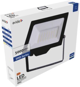 Avide LED Reflektor Slim SMD 50W CW 6400K | BR (SKU:ABLRFLCW-50W) Normál