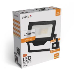 Avide LED Reflektor PIR Szenzor Fehér | BR (SKU:ABLRFL-SERIES-OPIR-W) OPIR