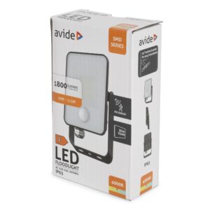 Avide LED Reflektor SMD Keret nélküli 20W NW 4000K Beépített PIR | BR (SKU:ABLRFLNW-20W-FS-PIR) Keret nélküli Avide LED Reflektor SMD Keret nélküli 20W NW 4000K Beépített PIR | BR (SKU:ABLRFLNW-20W-FS-PIR) Keret nélküli