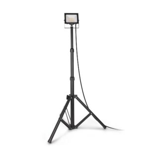 Avide LED Reflektor Slim Opc.PIR mozgásérzékelővel, SMD 30W NW 4000K 1 fej Tripoddal | BR (SKU:ABLRFLNW-30W-TRIPOD-S) Tripodos