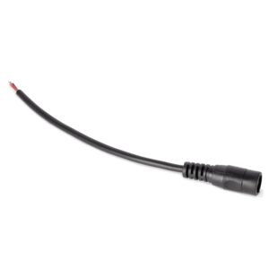 Avide LED Szalag 12-24V DC csatlakozó anya kábel, fekete, 150mm (10 db-os csom.) | BR (SKU:ABLS12VDC-FEMALE-PLUG-10) Egyszínű