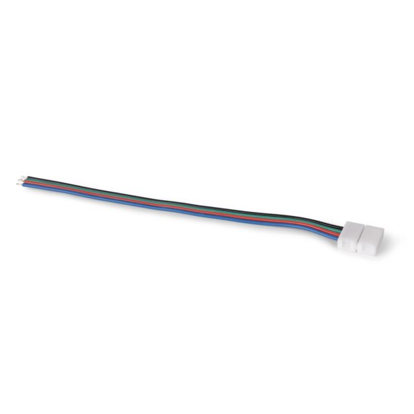Avide LED Szalag 12-24V apa csatlakozó, RGB-4 eres, 10mm/155mm (10 db-os csom.) | BR (SKU:ABLS12VRGB-4PINCON-IP20-10) RGB