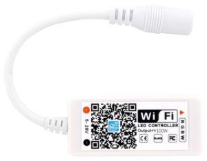 Avide LED Szalag 5-24V 100W RGB+W Mini WIFI-s Vezérlő | BR (SKU:ABLS12VRGBW-100W-WIFI) RGB+W