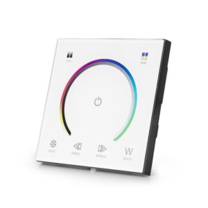 Avide LED Szalag 12-24V 144W RGB Érintőpaneles Távirányító és Vezérlő Fehér | BR (SKU:ABLS12VTPRGB-144W-W) RGB