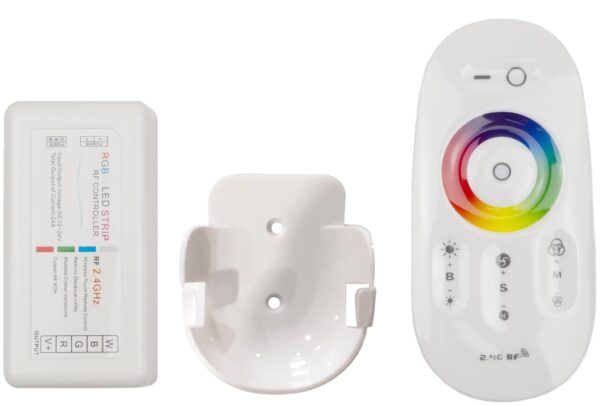Avide LED Szalag 12-24V 288W RGB+W RF Érintőpaneles Távirányító és Vezérlő | BR (SKU:ABLS12VTRGBW-216W-RFC) RGB+W
