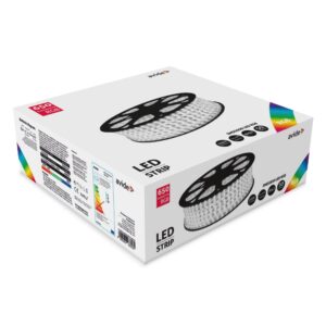 Avide LED Szalag 220V 14.4W RGB IP67 50m | BR (SKU:ABLS220V5050-60RGB67) 220V Szalag