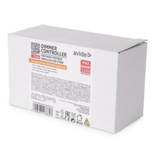Avide LED Szalag 220V 600W Fényerőszabályzó 3528 SMD Rádiós Távirányító és Vezérlő | BR (SKU:ABLS220VSCD-600W-RFC3528) 220V Kontrollerek
