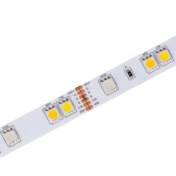 Avide LED Szalag 24V 10W RGB+CCT IP20 5m | BR (SKU:ABLS24V-60RGBCCT-10W) CCT Avide LED Szalag 24V 10W RGB+CCT IP20 5m | BR (SKU:ABLS24V-60RGBCCT-10W) CCT