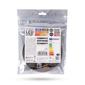 Avide LED Szalag C-LED 24V 15W CCT (3000K-6400K) IP20 5m | BR (SKU:ABLS24VCLED-608CCT) COB Szalag