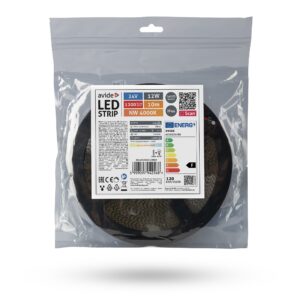 Avide LED Szalag D-COB 24V 12W 4000K NW IP44 10m | BR (SKU:ABLS24VDCOB-240NW)