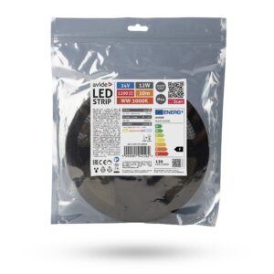 Avide LED Szalag D-COB 24V 12W 3000K WW IP44 10m | BR (SKU:ABLS24VDCOB-240WW) COB Szalag