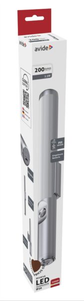 Avide LED Szekrény Lámpa 9W 3000K IP20 60cm szenzorral | BR (SKU:ABLSCAB-60WW-HS) Pultmegvilágító lámpa