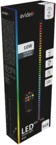 Avide LED saroklámpa digitális RGB zene szenzorral + IR távirányítóval | BR (SKU:ABLSBL-CLS10W-RGB) Állólámpa