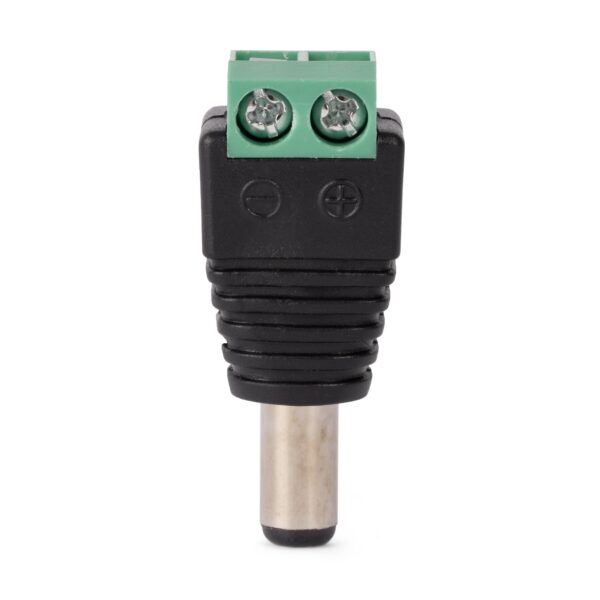 Avide LED Szalag 12-24V DC apa csatlakozó sorkapoccsal (50 db-os csom.) | BR (SKU:ABLSDC-MALE-PLUG-50) Egyéb