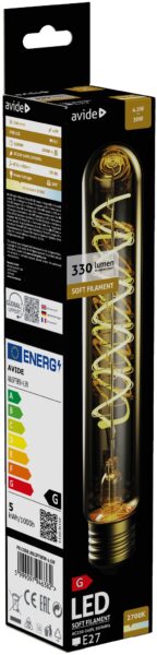 Avide LED Soft Filament T9 4.5W E27 EW 2700K | BR (SKU:ABLSFT9EW-4.5W) Soft Avide LED Soft Filament T9 4.5W E27 EW 2700K | BR (SKU:ABLSFT9EW-4.5W) Soft