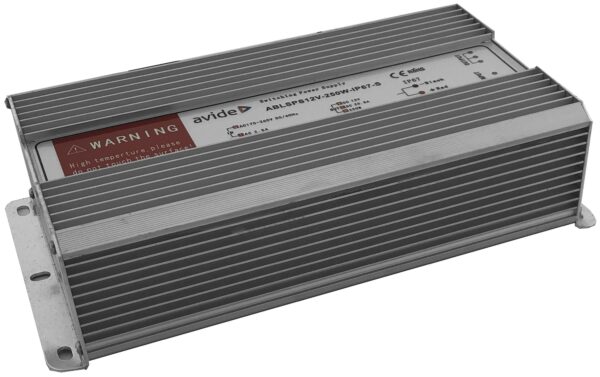 Avide LED Szalag 12V 250W IP67 Slim Tápegység | BR (SKU:ABLSPS12V-250W-IP67-S) 12V Tápegységek