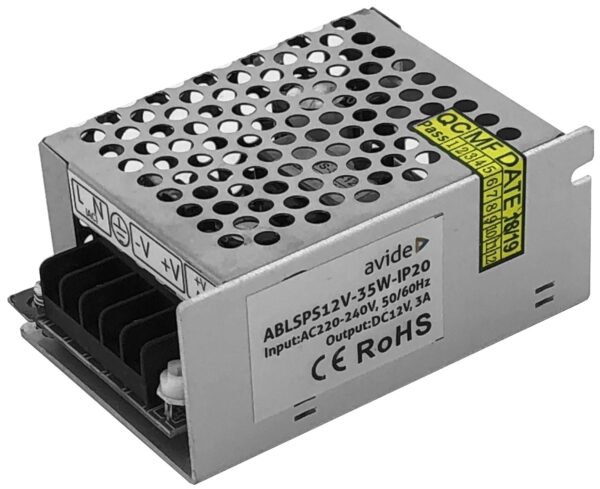 Avide LED Szalag 12V 35W IP20 Tápegység | BR (SKU:ABLSPS12V-35W-IP20) Tápegységek