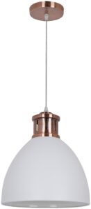 Avide Függeszték Lámpa Penelope Fehér 1xE27 | BR (SKU:ABPL-1XE27-PEN-W) Fényforrás nélküli