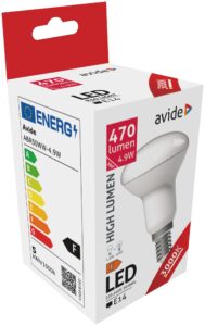 Avide LED R50 4.9W E14 WW 3000K | BR (SKU:ABR50WW-4.9W) Reflektív