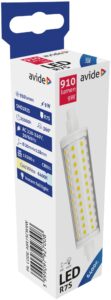 Avide LED 9W R7S 20x118mm CW 6400K | BR (SKU:ABR7SCW9W) Lineáris